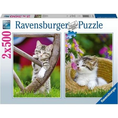 Ravensburger - Puzzle pisicute 2x500 piese Ravensburger - 1